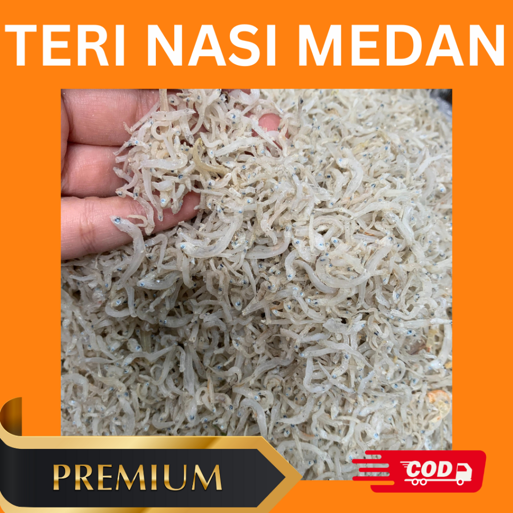 

Teri Nasi Premium – Bersih, Putih, dan Berkualitas Tinggi | 250gr | 500gr | 1kg | teri medan