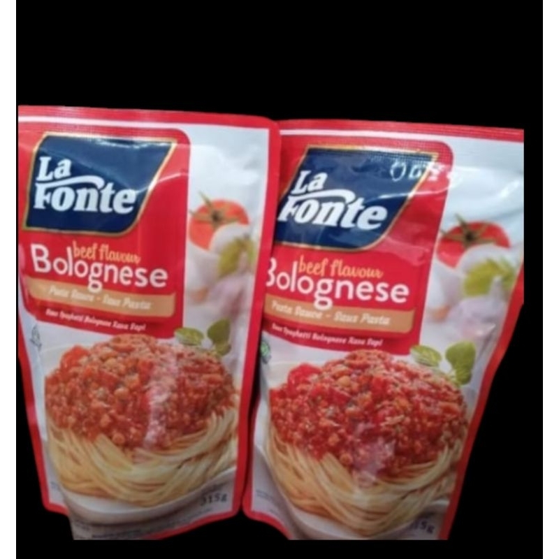 

La Fonte Saus Bolognese 315gr | Pasta Saus beef flavour
