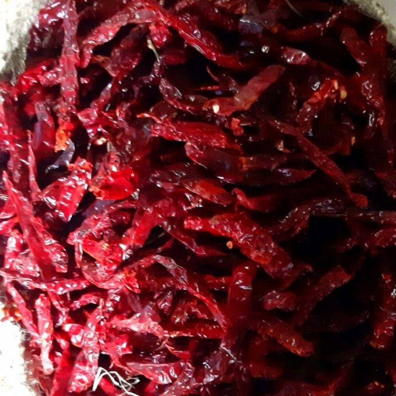 

CABE MERAH KERITING import Kualitas Super 1 kg