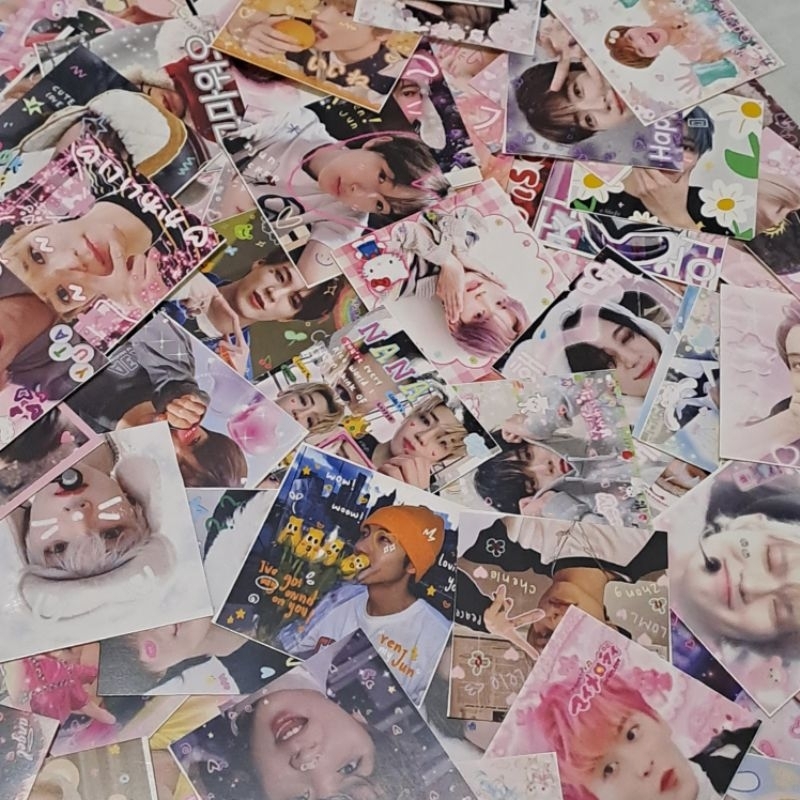 BACA DESKRIPSI [READY ISI 50PCS] LOVE STICKER MAIL NCT DREAM/NCT 127/NCT WISH/WAYVSTIKER FREEBIES KP