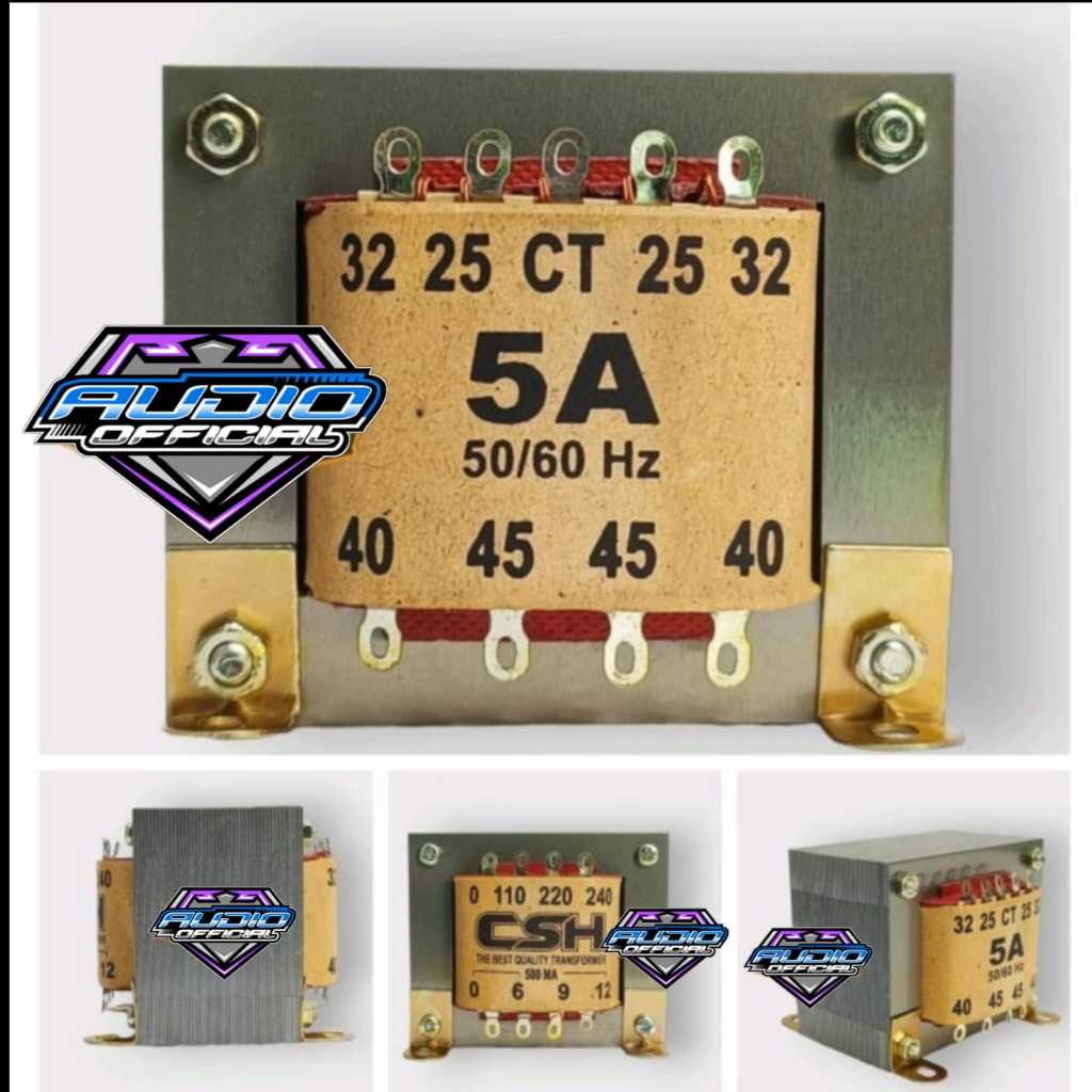 Trafo 5A kecil CT 45V / Travo 5Amper Kecil CT45 Kualitas Terbaik