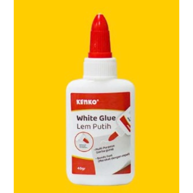 

Lem Putih/ White Glue Kenko WG-40 [Per 1 Pcs]