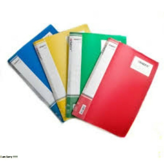 

Clear Holder Map Holder Dokumen Keeper 20 Pocket F4 Folio