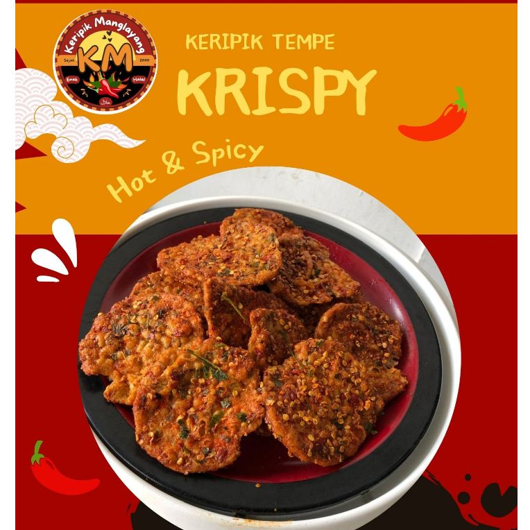 

1Kg Keripik Tempe Bulat Varian Rasa Pedas Daun Jeruk
