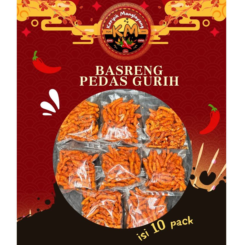 

500 Gram Basreng Jendral Varian Rasa Pedas Gurih