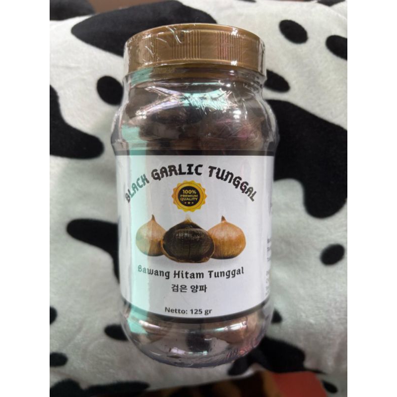 

Black Garlic / Bawang Hitam Tunggal 125gr