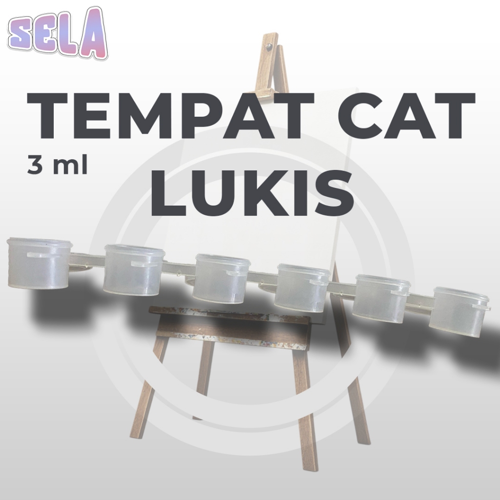 

Wadah Tempat Cat SELA 3ml Cat Lukis Cat Sepatu