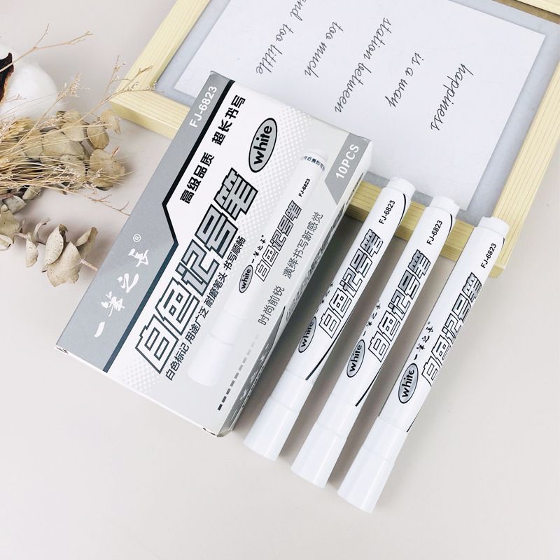 

Spidol Putih Ban Mobil/Paint Marker/Spidol Putih Permanen Tahan Air/Spidol Putih Waterproof