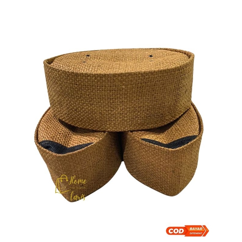 Songkok Pria Nasional Model Goni / Peci Kopyah Rajut Goni Model Songkok  Peci Goni Polos