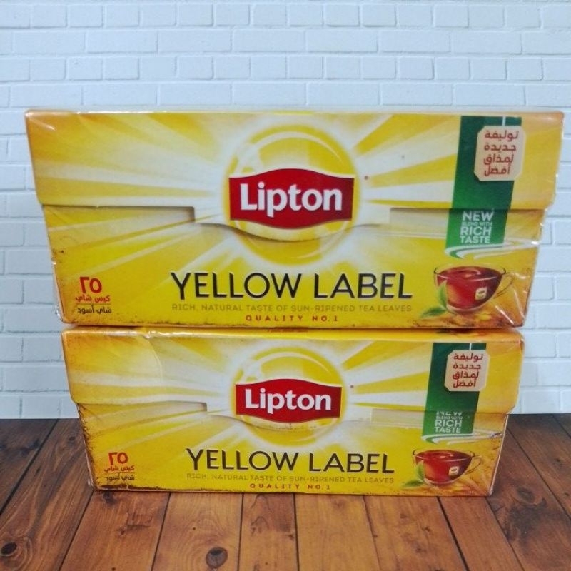 

Teh Lipton yellow label original produk kuwait