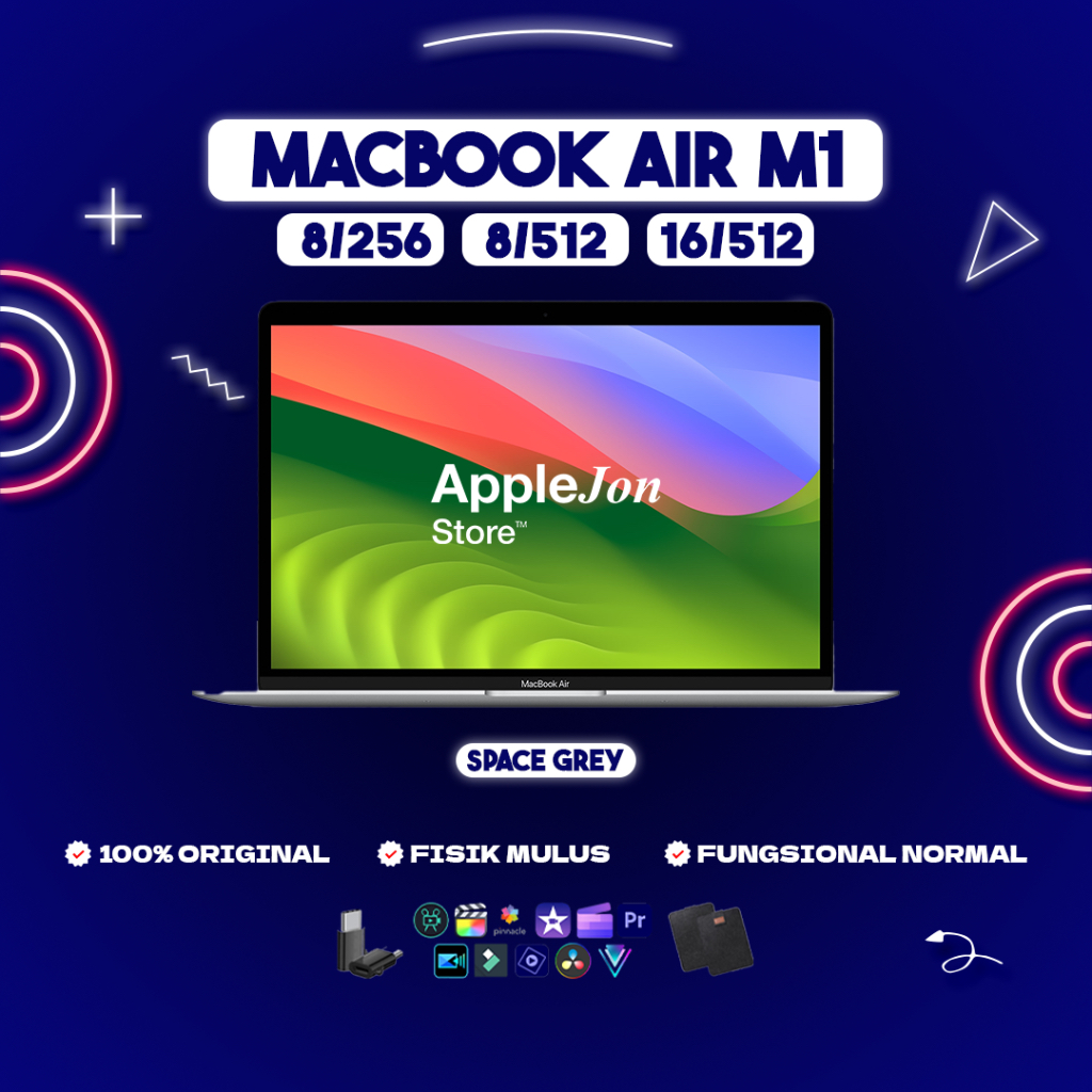 MACBOOK AIR M1 SECOND 13” RAM 8/16 INTERNAL 128/256/512 GB