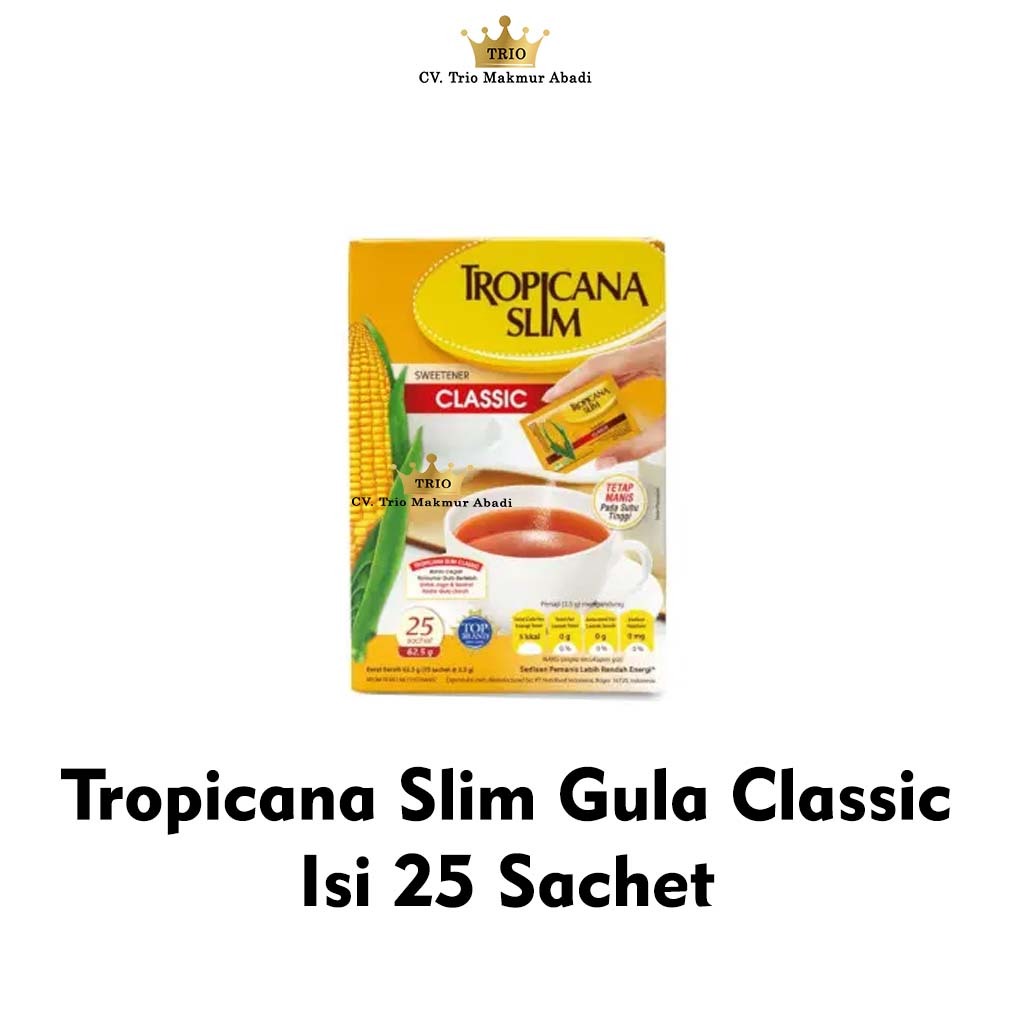 

Tropicana Slim Gula Classic Isi 25 Sachet