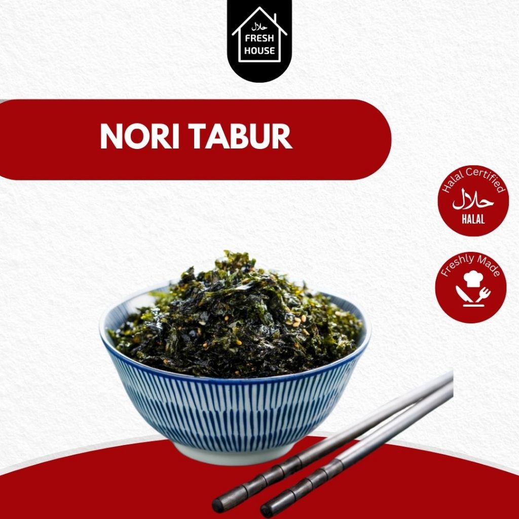 

NORI TABUR PEDAS 60G RUMPUT LAUT PANGGANG JAVA SUPER