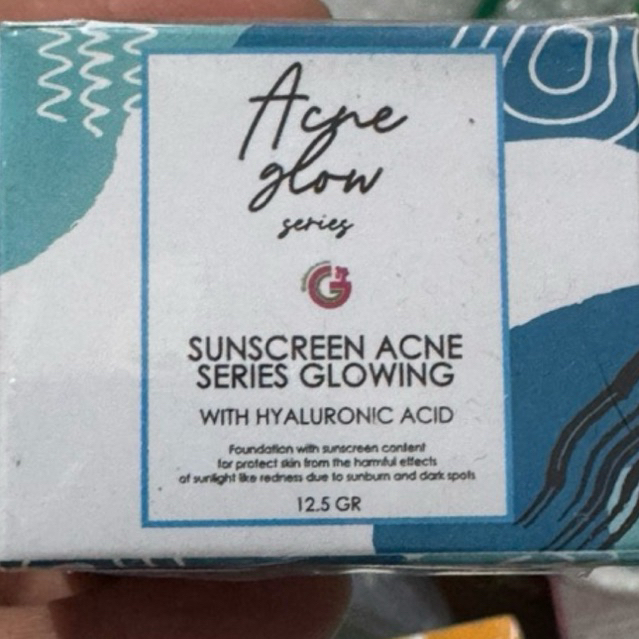 GLAFIDSYA - SUNSCREEN ACNE GLOWING