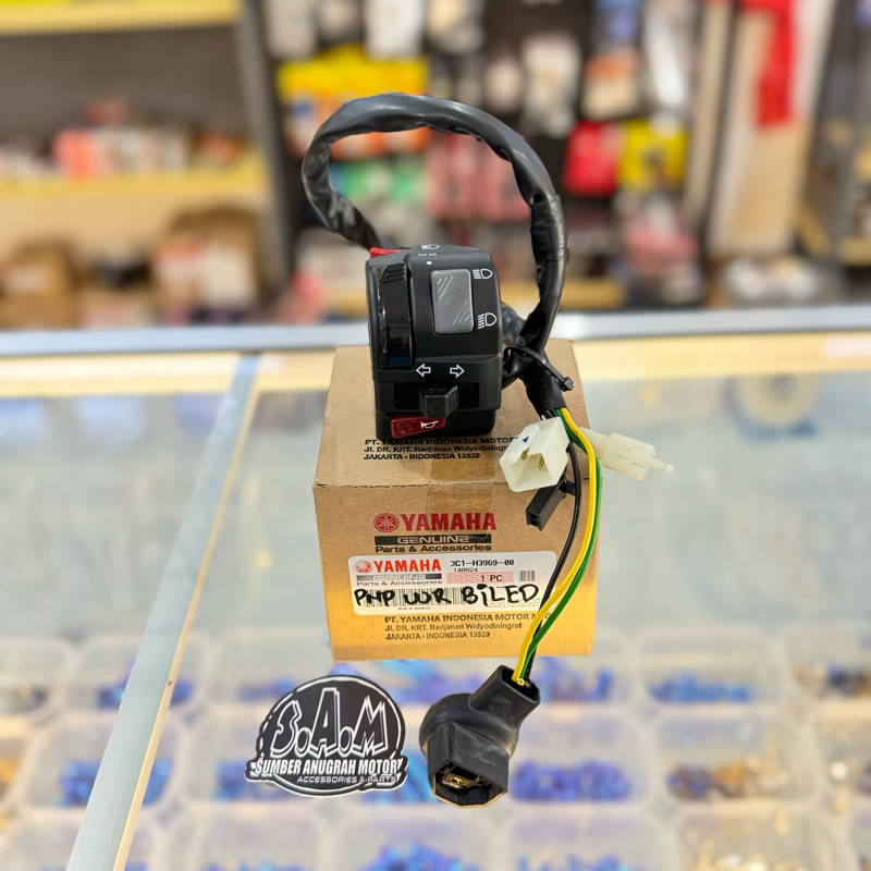SAKLAR KIRI VIXION ORI PNP WR155 , CRF150 , KLX BF , DTRACKER PAKAI LAMPU BILED / Original Yamaha / 