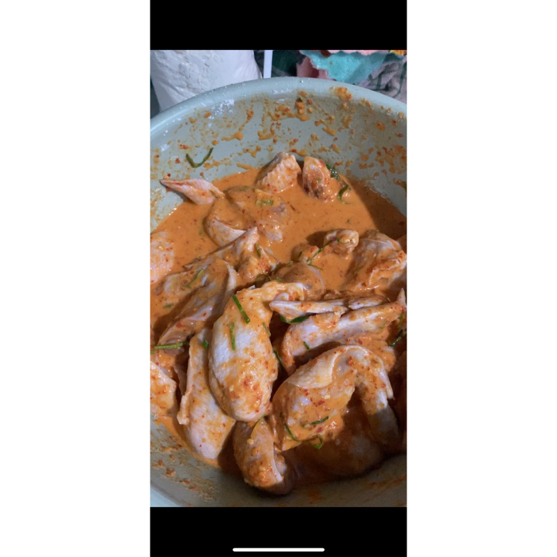 

Sayap terasi daun jeruk frozen