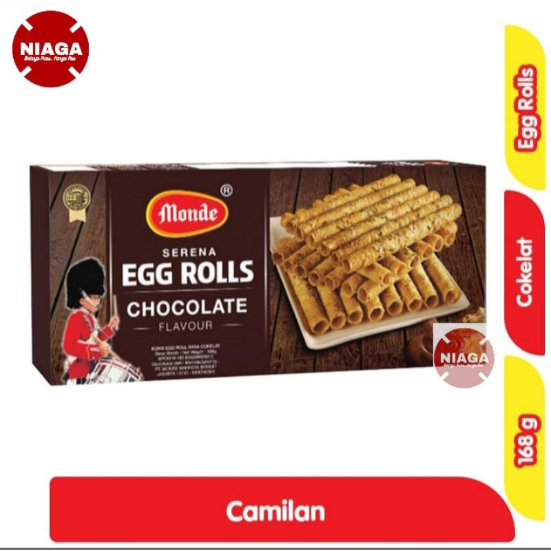 

Monde Serena Egg Rolls Coklat 168gr