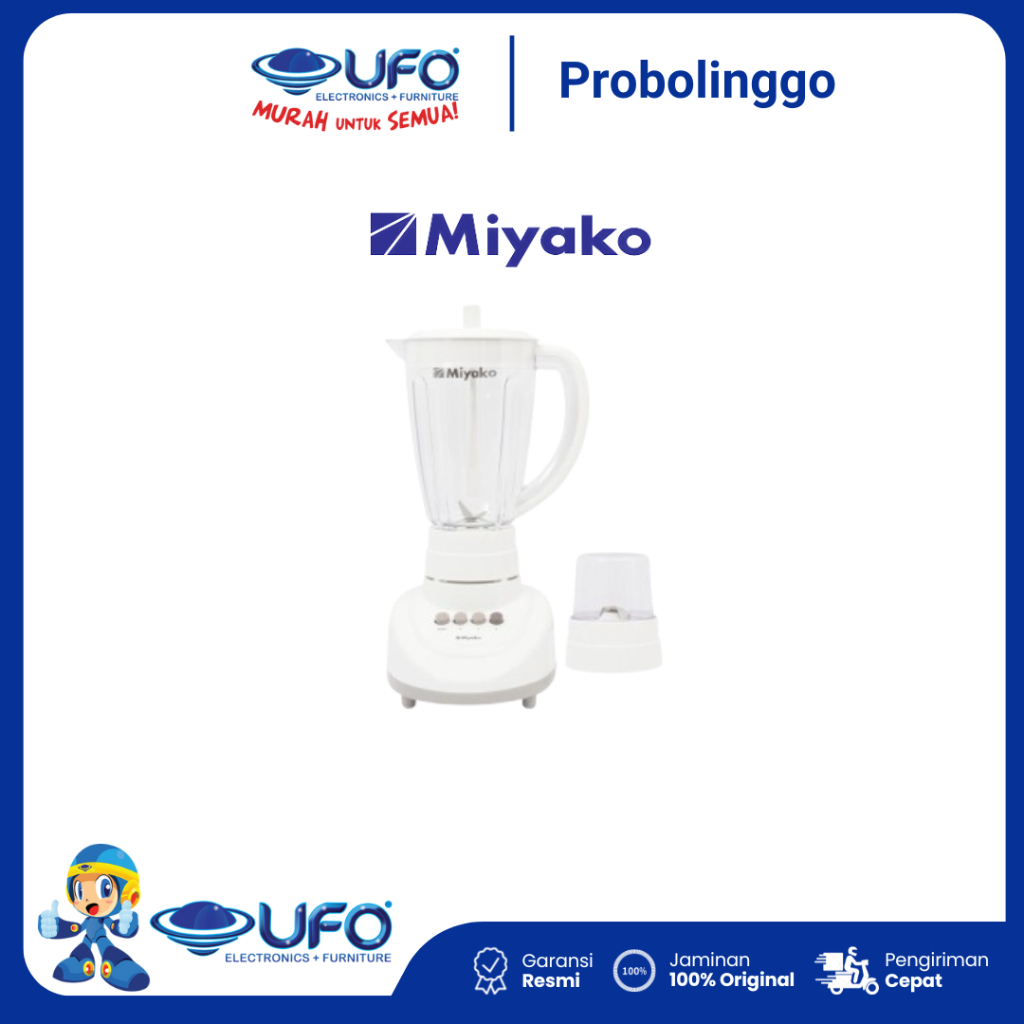 MIYAKO BLENDER PLASTIK 2 IN 1
