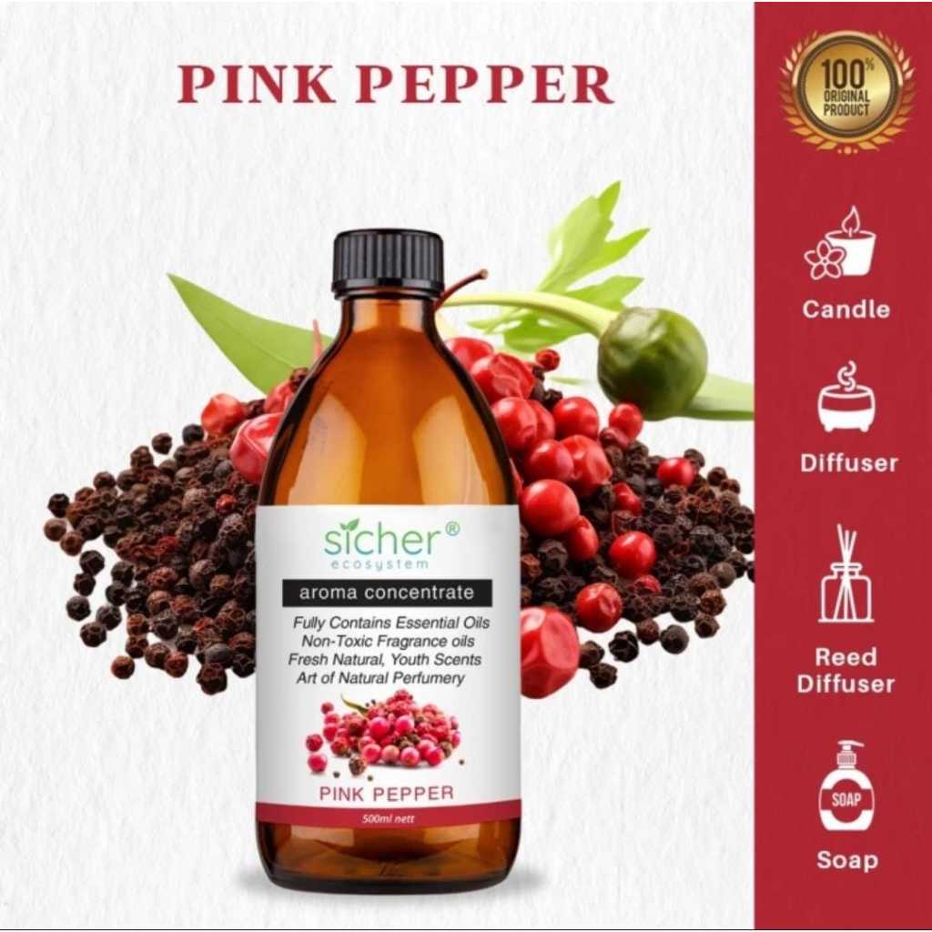 Sicher Fragrance Oil Pink Pepper 500ml