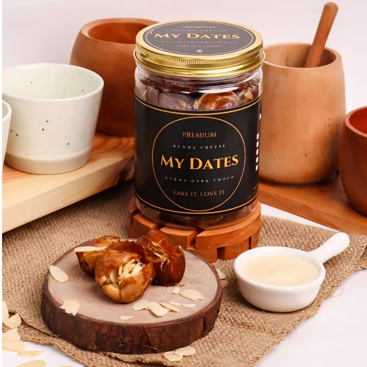 

MYDATES Kurma Premium Cream Cheese Kacang Almond