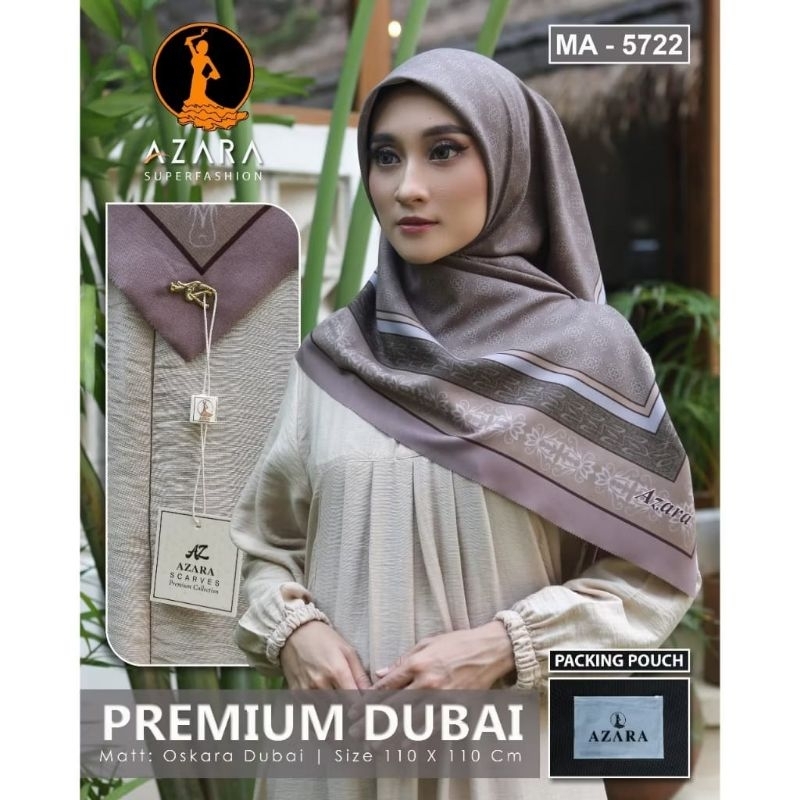 PAKET MURAH Jilbab Azara motif voal Premium Grosir Ecer PACKING POUCH