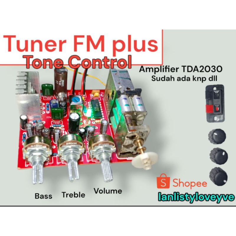 FM TUNER Tone control + Amplifier