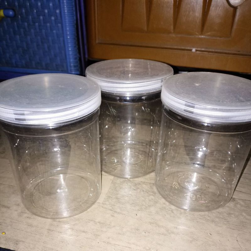 Toples Bekas Permen Polos Putih