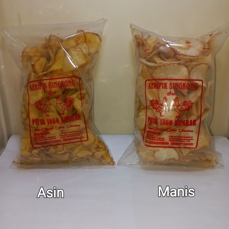 

Kripik Singkong"Pitik Jago Kembar".