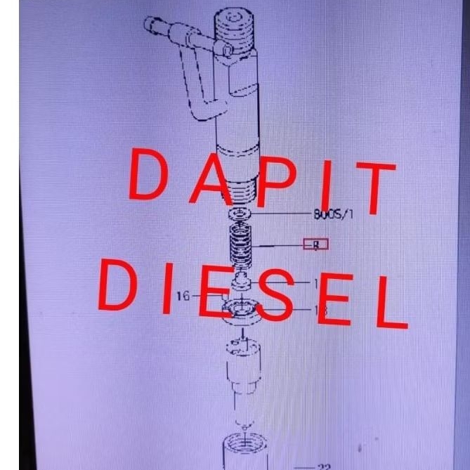 Spring Nozzle Isuzu Panther 2.5 Turbo BUKAN Euro 2 dan Panther 2.5 Non Turbo merk ZEXEL ASLI ORIGINA