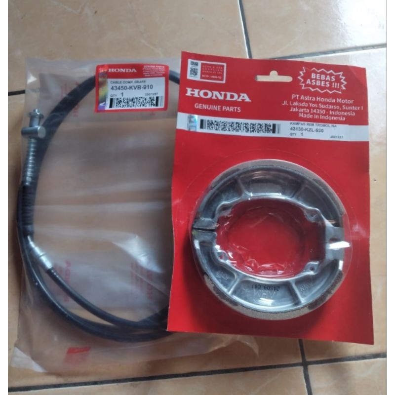 KABEL REM BELAKANG KAMPAS REM BELAKANG BEAT FI VARIO FI VARIO 125 SCOOPY KVB