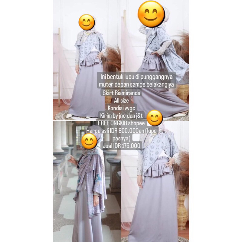 Ria Miranda Skirt Grey