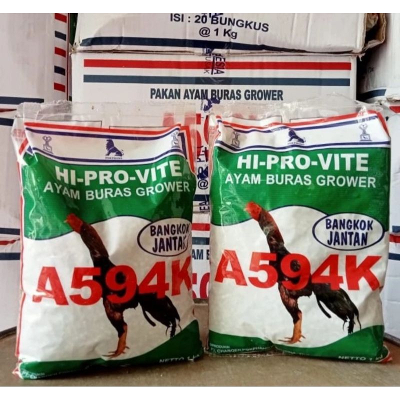 PAKAN AYAM VOER HIPROVITE BANGKOK PUR JAGO 594 KEMASAN