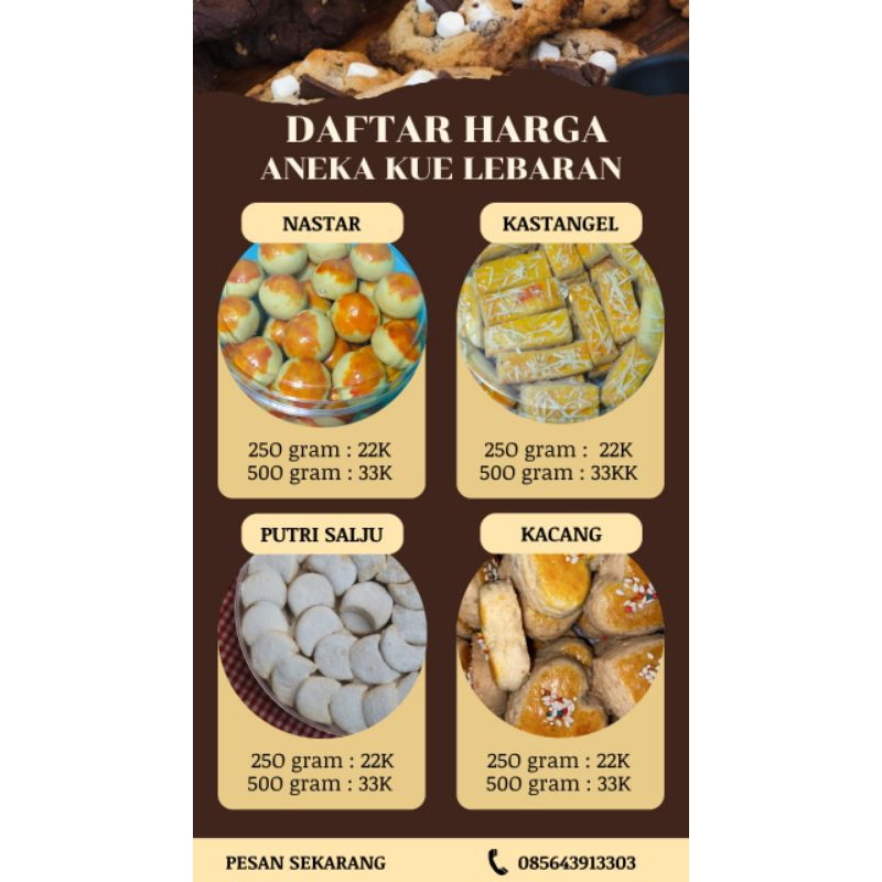 

Aneka kue kering lebaran|Nastar dan aneka kue lainya