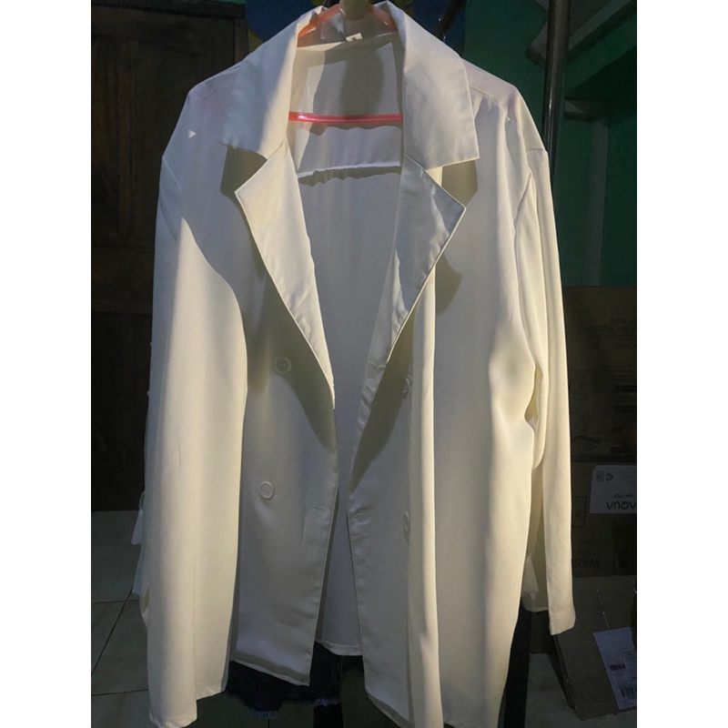 Preloved Blazer korea white