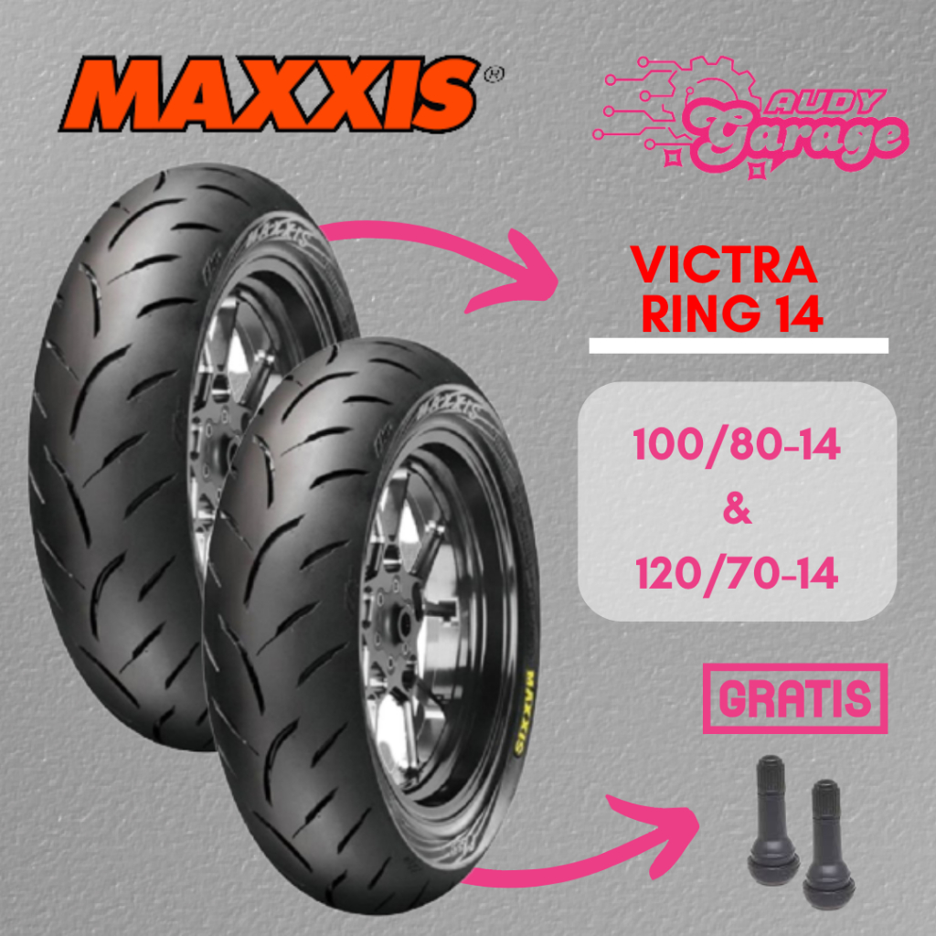 Ban motor PCX 150 Vario 160 Maxxis Victra Ring 14 Depan Belakang 100/80 120/70 Tubles
