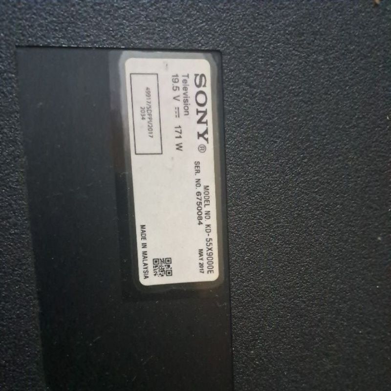 balas power suplay sony kd-55x9000e