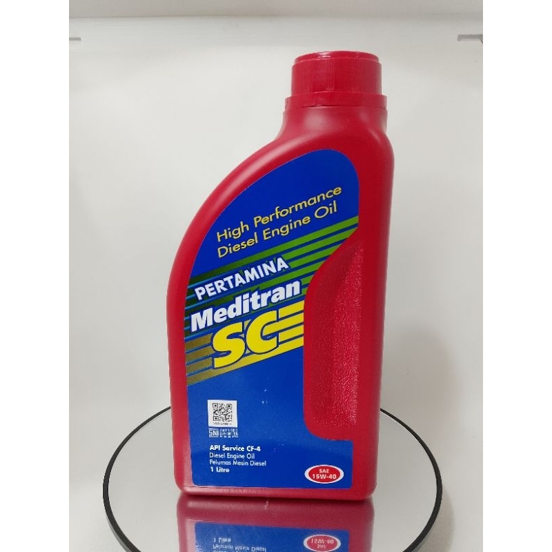 OIL OLI PELUMAS MESIN DIESEL MEDITRAN SC 1LTR OLI PERTAMINA PELUMAS MESIN DIESEL