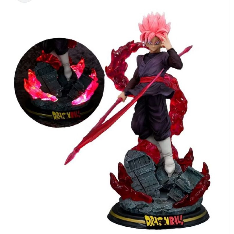 Action figure Goku black rose diorama