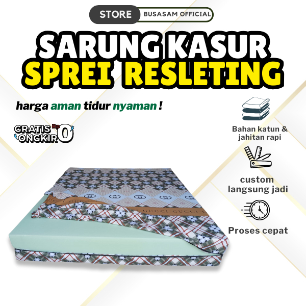 SARUNG KASUR SPREI RESLETING COVER URUNG KASUR BUSA