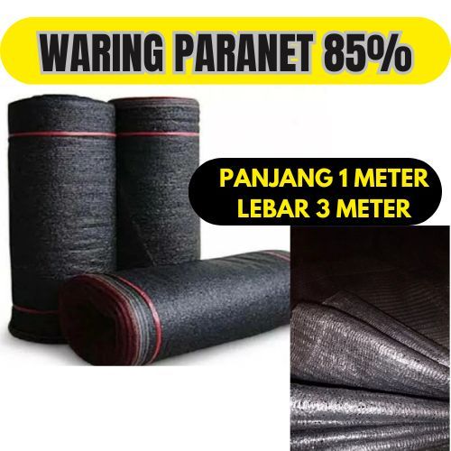 Jaring Paranet 85 Persen Lebar 3 Meter |  Jaring Teduh Matahari | Jaring Paranet 1 Roll 85 Persen  |