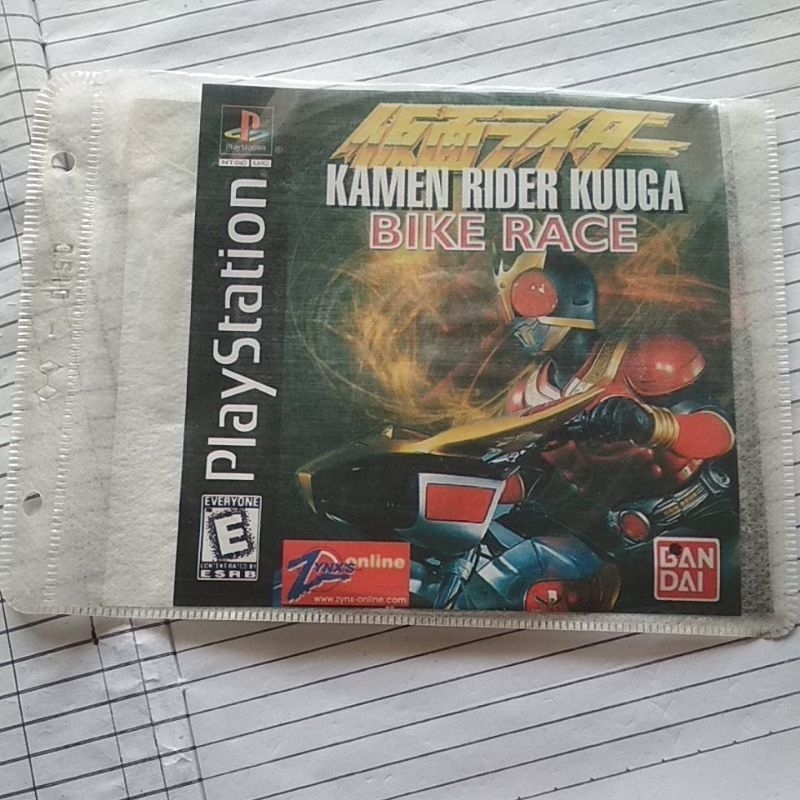 Kaset ps1 Kamen Rider The Bike Race (Mulus)