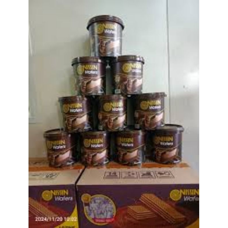 

NISSIN WAFER JAR / NISSIN WAFER COKLAT TERMURAH