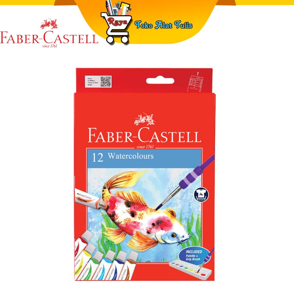 

Faber Castell Watercolors set-12 Warna 121004N
