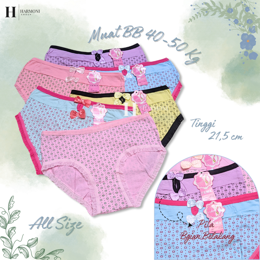 Cd Wanita Fema Remaja  Cd Fema Renda 6032