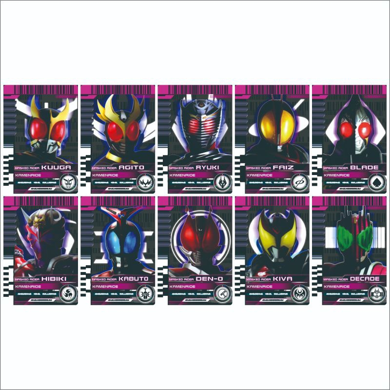 Custom Card Kamen Rider Decade Kuuga Decade