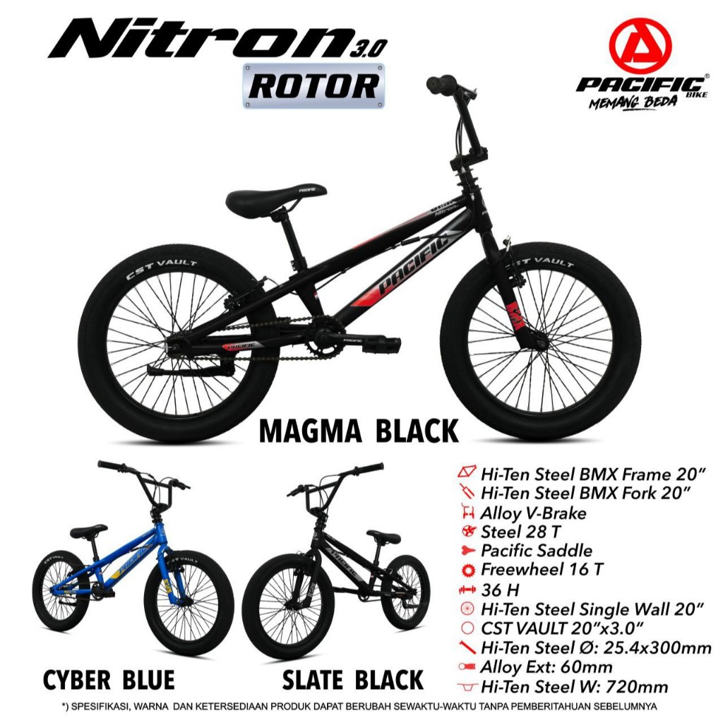 SEPEDA BMX REMAJA 20" PACIFIC NITRON 3.0 ROTOR