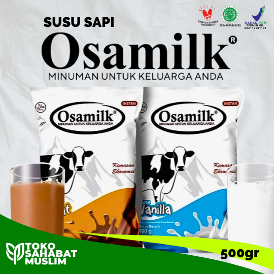 

Osamilk 500 gr - Susu Penggemuk Badan Anak dan Dewasa - Susu Gemuk Badan ( Susu Sapi Bubuk Rasa Coklat dan Vanila )