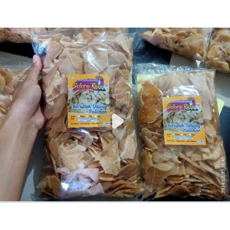

Kerupuk Udang Patahan 500 gr khas karawang cocok untuk koya soto