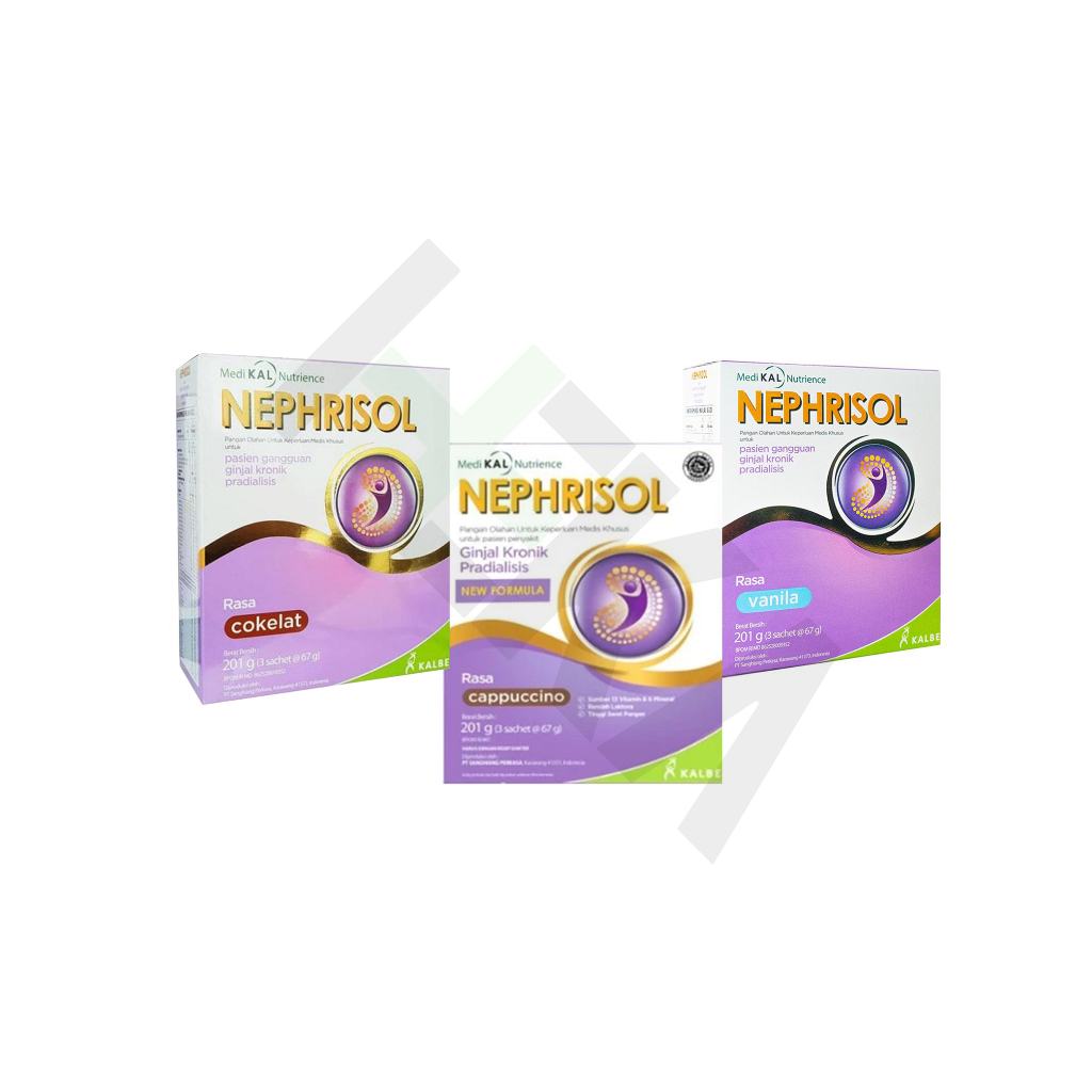 

Nephrisol Vanila/Cappucino 201 gram - Pasien Ginjal Pradialisis [Majapahit]