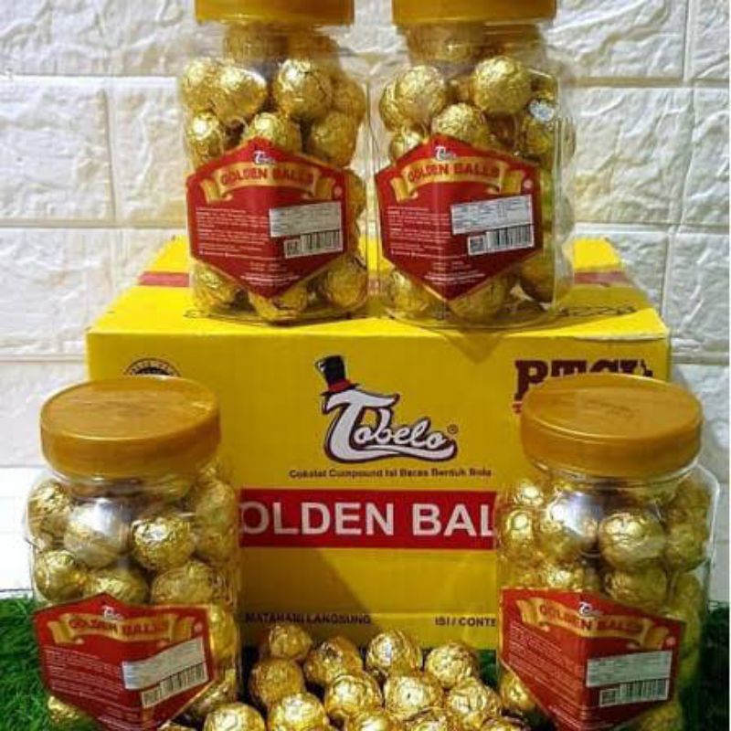 

coklat bola tobelo golden ball 200 gram toples